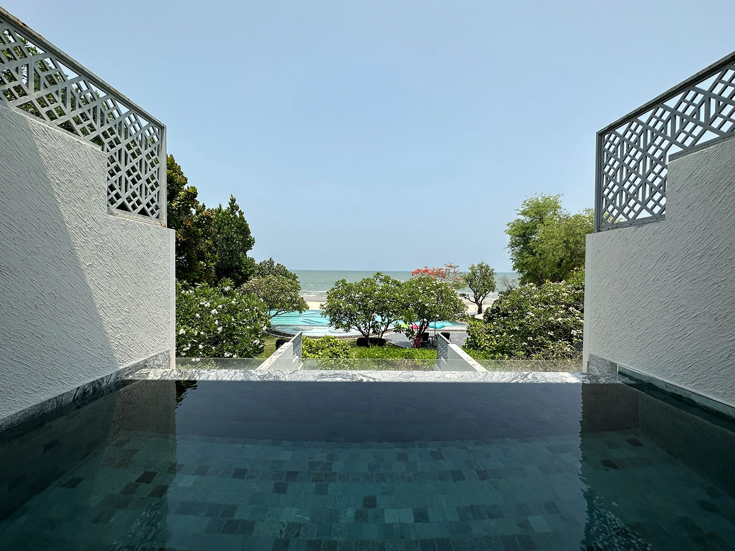 A sea view from Baba Beach Club Hua Hin