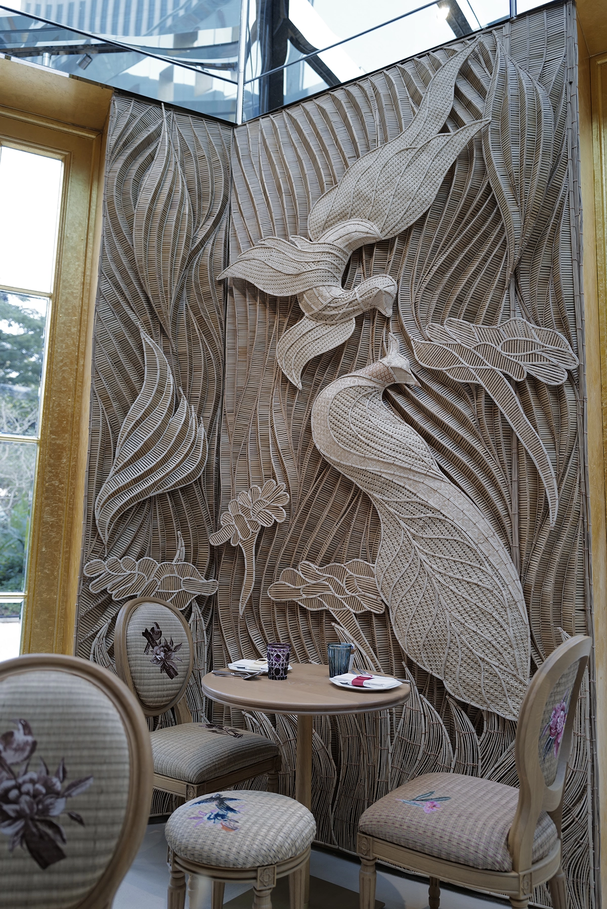 Interior of Cafe Dior by Mauro Colagreco