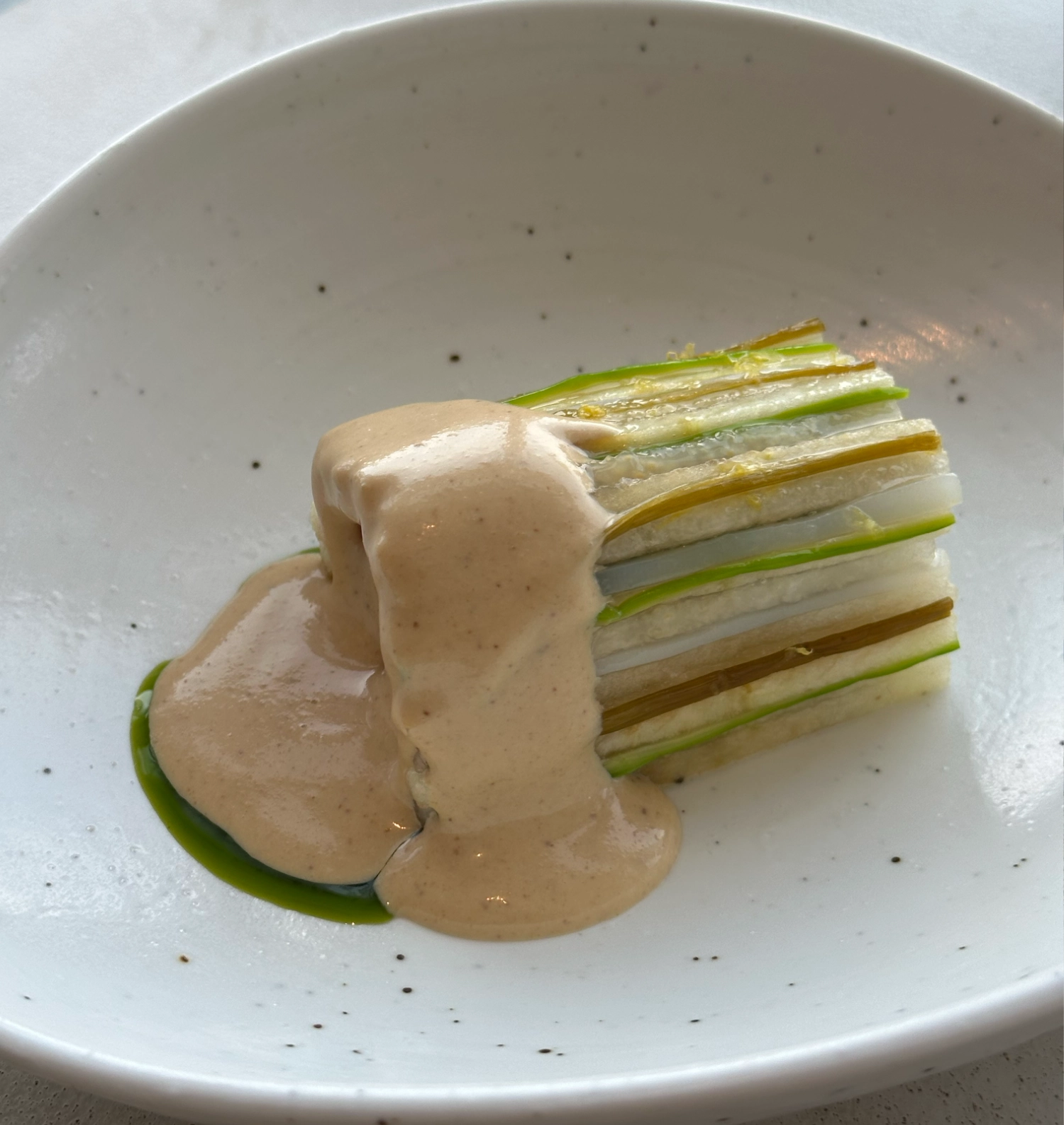A dish of Eatanic Garden at Josun Palace Hotel, Seoul, South Korea.