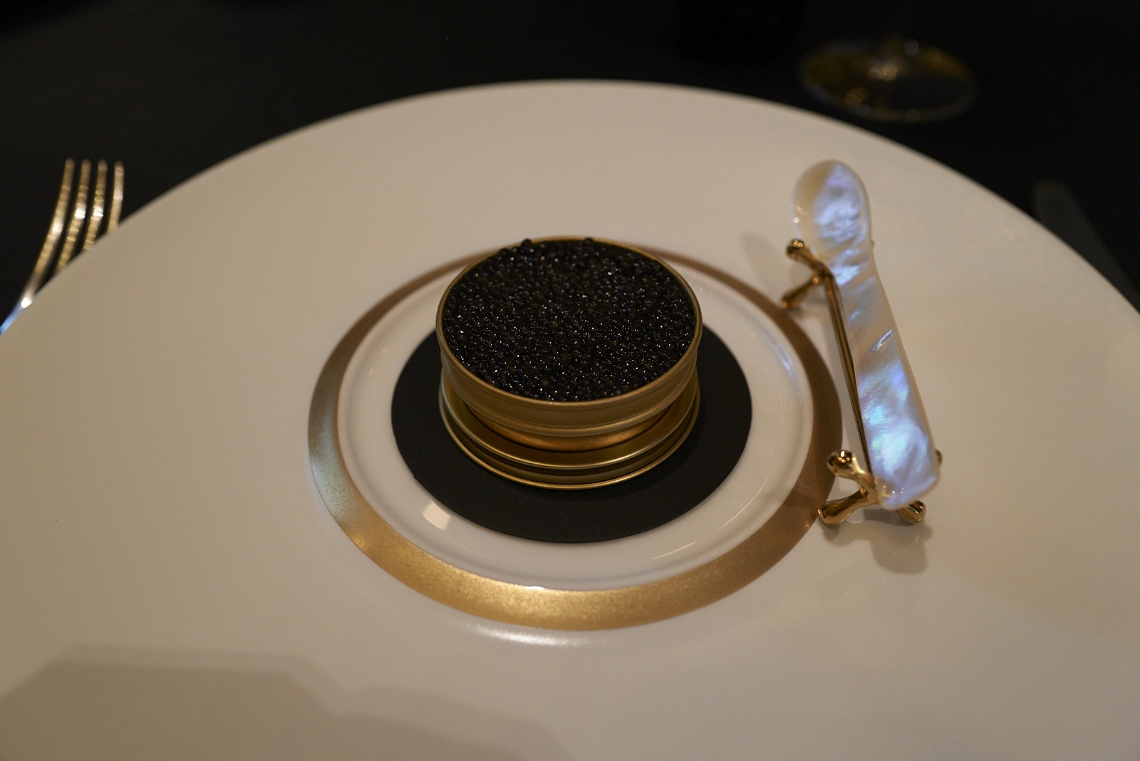 A lobster and macaroni dish of Gastronomy Joel Robuchon