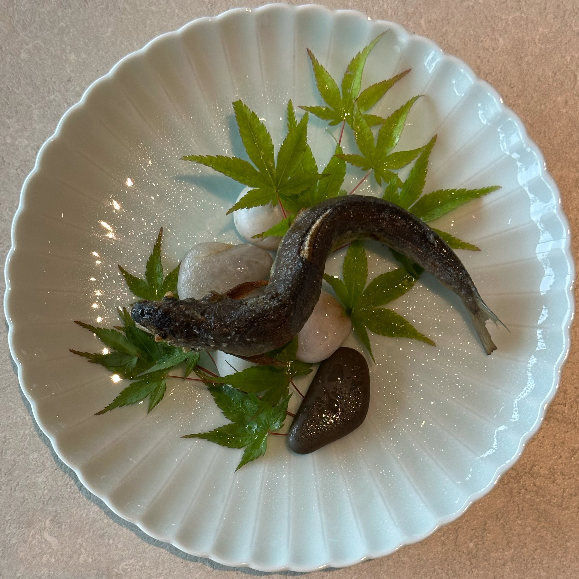 A seasonal fish, Ayu of Hakusi at Seoul, South Korea