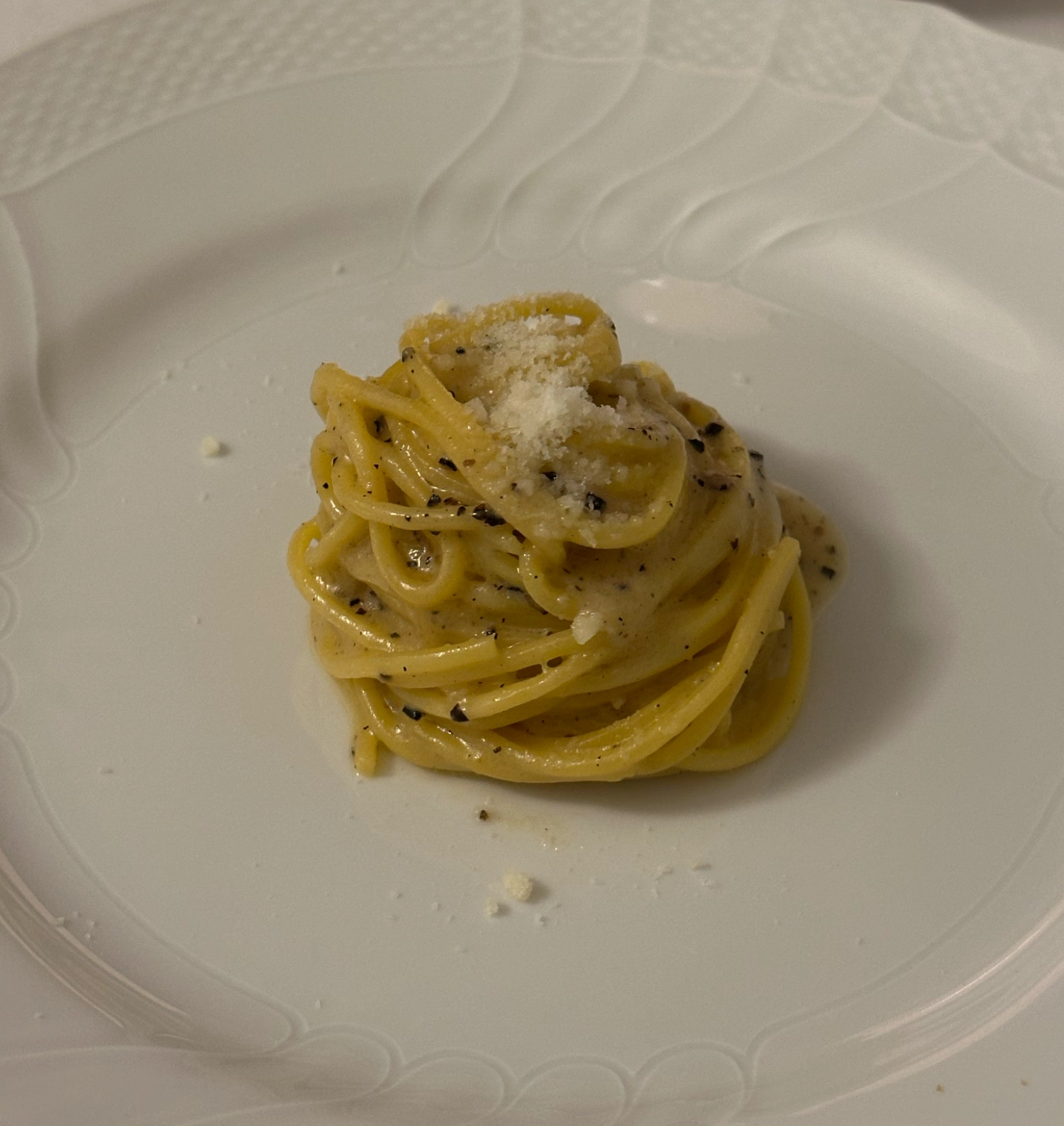 A pasta of Il Vecchio, Seoul, South Korea.