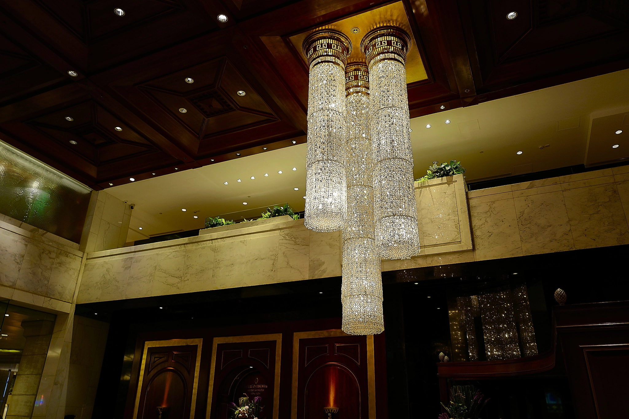 Chandelier of Intercontinental Grand Stanford Hong Kong