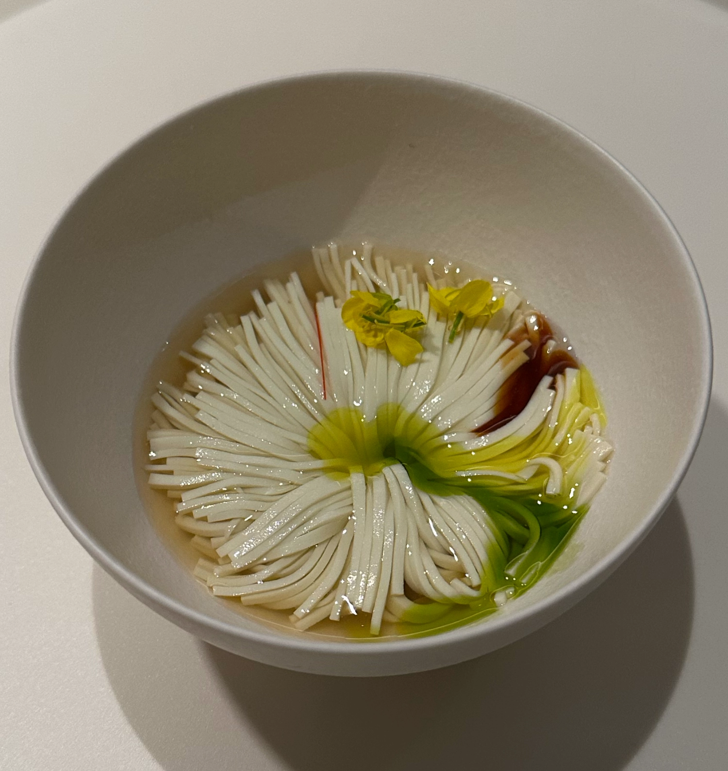 Signature tofu dish from Restaurant SAN, Seoul, South Korea.